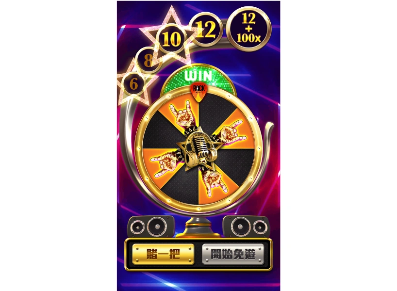 富遊娛樂城 RG電子《搖滾派對老虎機》:體驗沈浸式搖滾盛宴、拿走50000倍獎金!